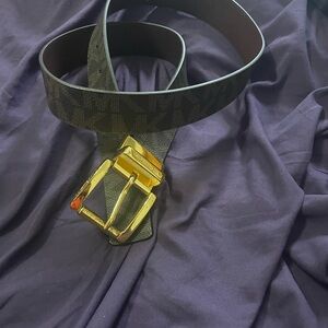 Luxury Black and Gold Belt